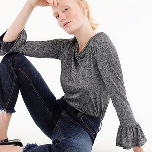 J. Crew Sparkle Bell Top NWT Size Small